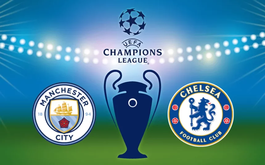 Manchester City versus Chelsea in the Champions League final 2021