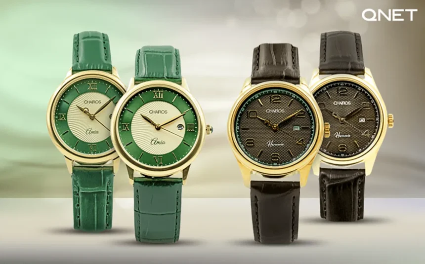 CHAIROS couple's watch featuring Amia and Harmonie