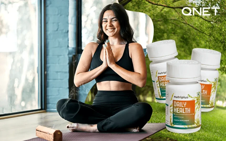QNET celebrating Yoga Day with Nutriplus