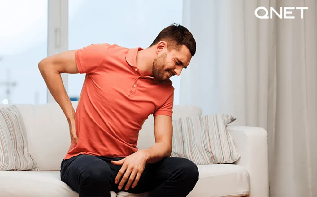 person suffering from joint body issues
