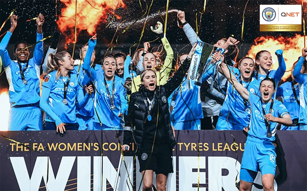 Manchester City Women win the FA Continental Cup