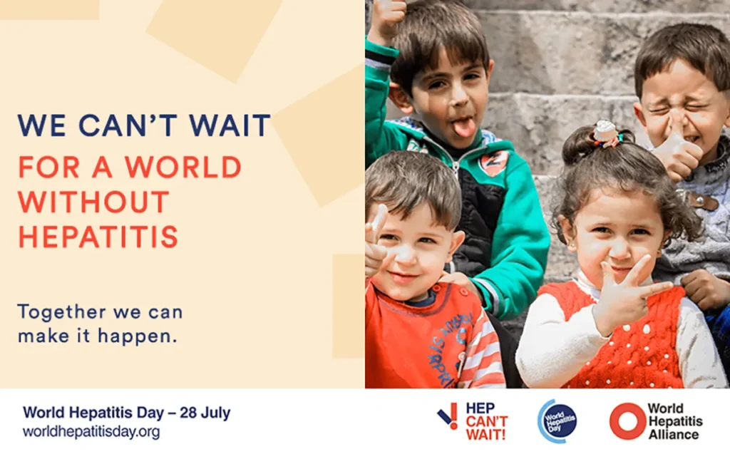 A group of young children