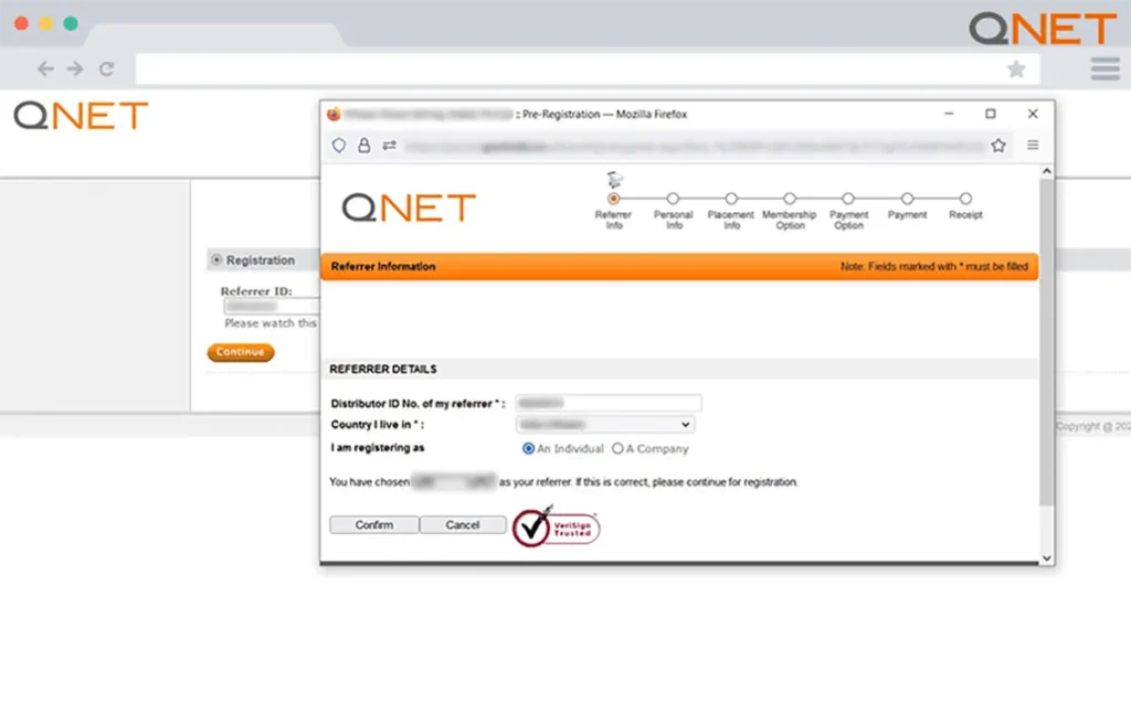 QNET India Registration Portal