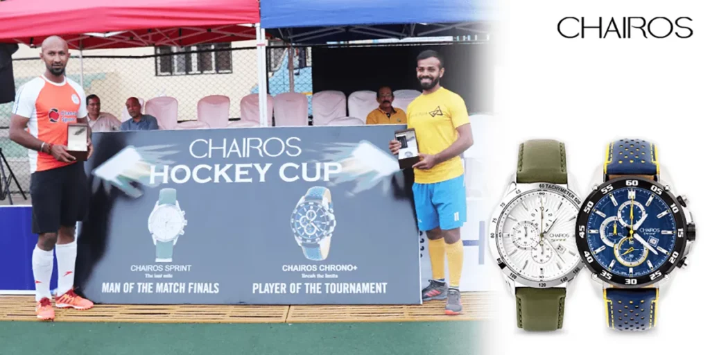 Chairos watches for Man of the Match and Man of the Tournament