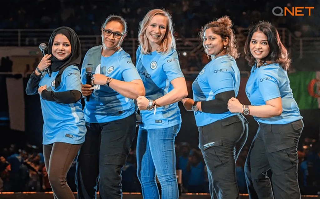 QNET’s Partnership with Manchester City Women’s Football Club