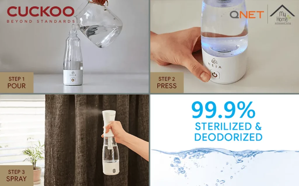 The steps to use MyHomePlus DSG