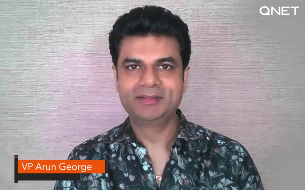 VP Arun George during V-Convention Connect 2021