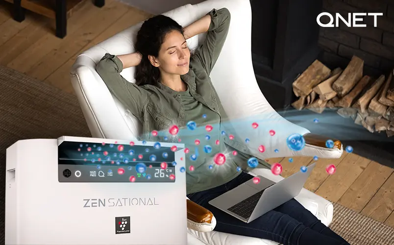 SHARP QNET Zensational Air Purifier with Humidifier