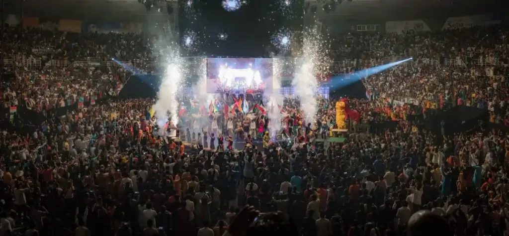 QNET India entrepreneurs at the QNET's bi-annual celebrations, VCON