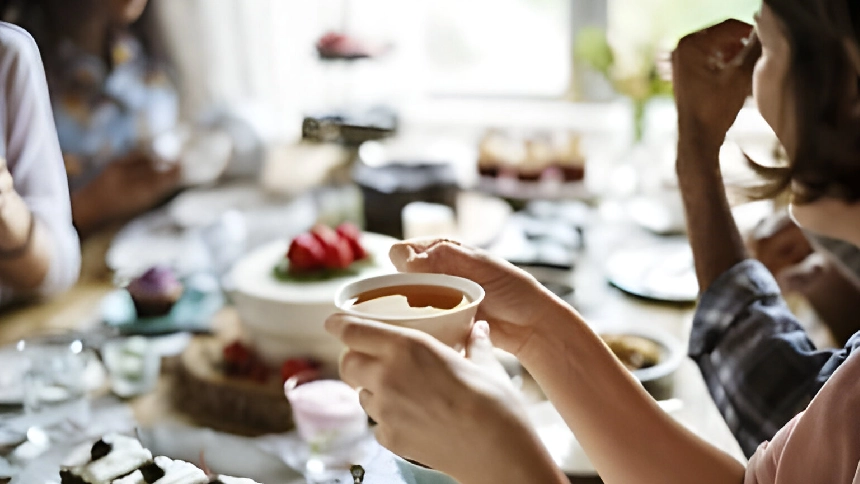 Celebration of Tea with QNET India products