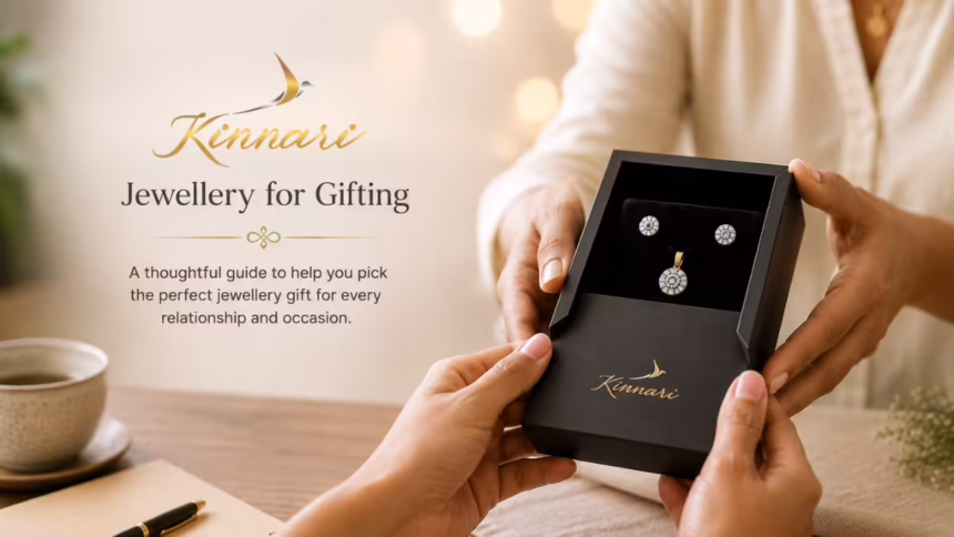Kinnari jewellery gift set showcasing elegant gifting ideas for weddings, anniversaries, birthdays, and festive occasions